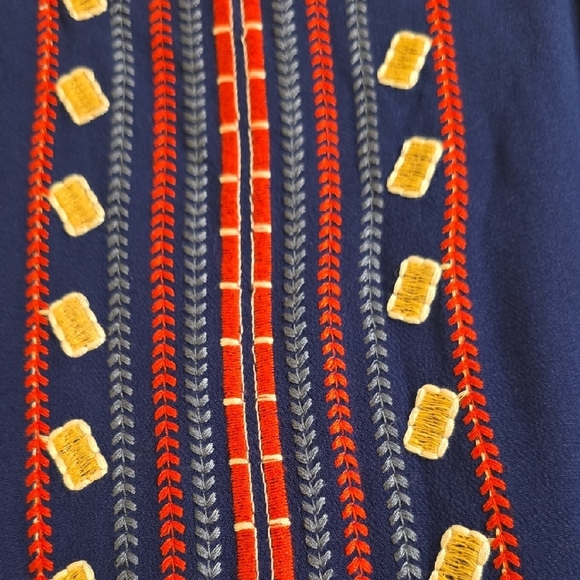 THML Blue and Red Mini Dress - Picture 13 of 14